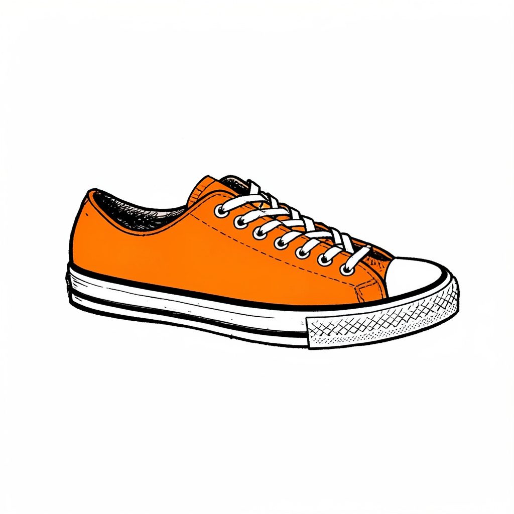 Classic Converse All Star shoes in soft canvas tones